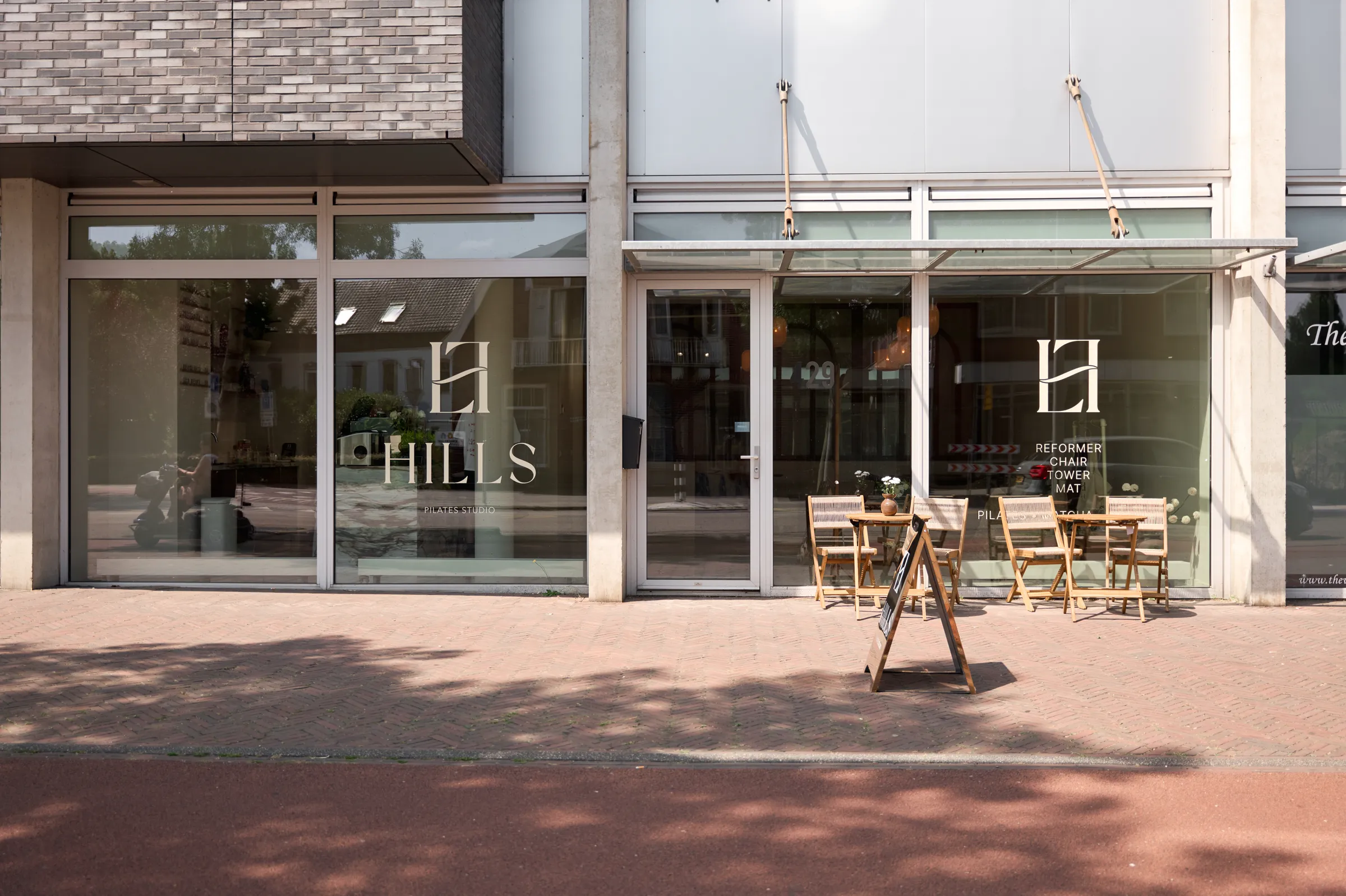 HILLS Pilates Studio gevel Apeldoorn